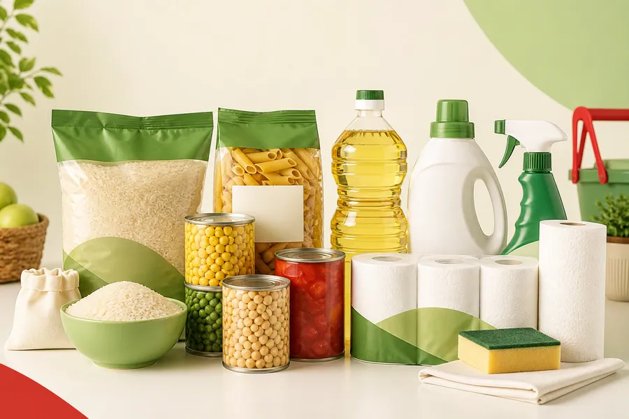 Productos de despensa y hogar